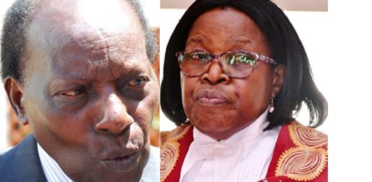 Kanyeihamba and Justice Esther Kisakye